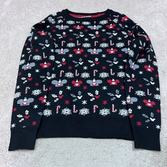 Disney Parks Sweater Women’s Multicolored Long Sleeve Pullover Size Small - Picture 8 of 10
